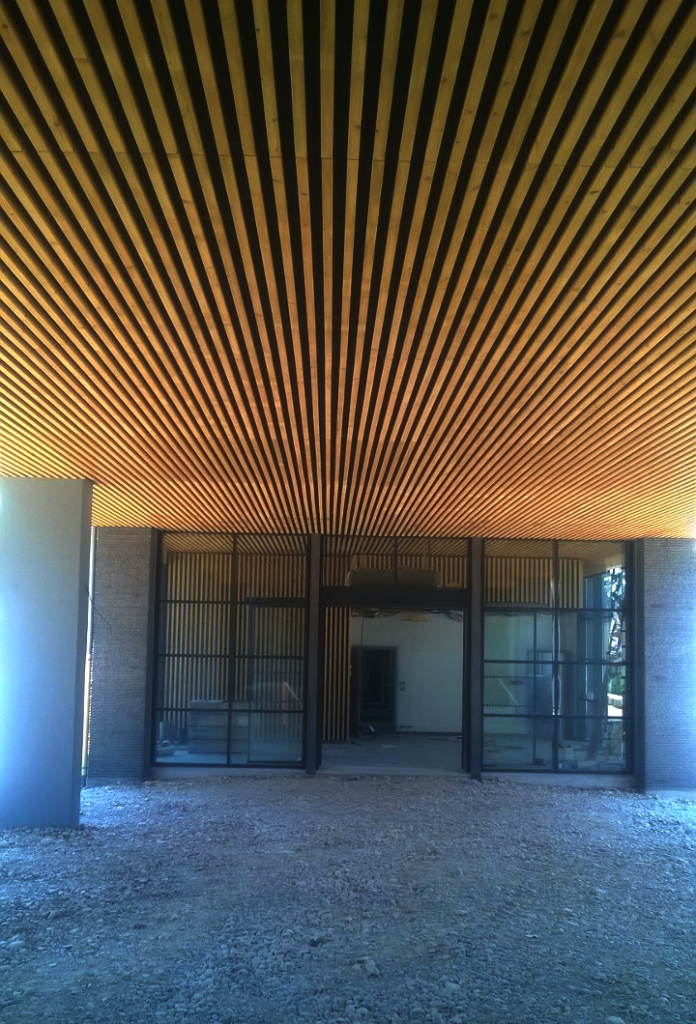 Plafond bois extérieur